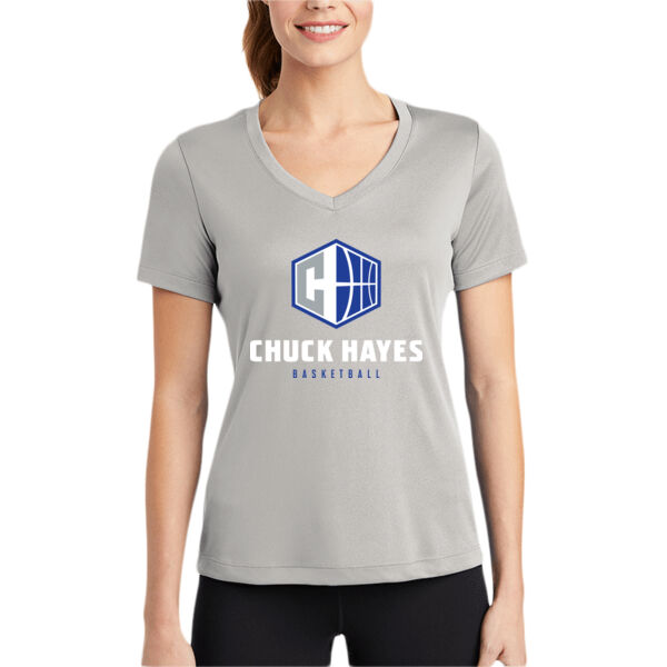 Chuck Hayes Women's PosiCharge Competitor V Neck Tee Thumbnail