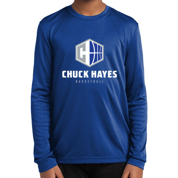 Chuck Hayes Youth Long Sleeve PosiCharge Competitor Tee Thumbnail