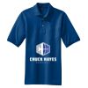 Heavyweight Cotton Pique Polo with Pocket Thumbnail